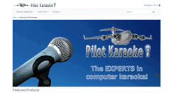 Desktop Screenshot of pilotkaraoke.com